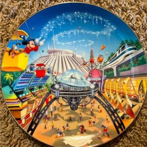 Bradford Exchange Tomorrowland Decorative Plate